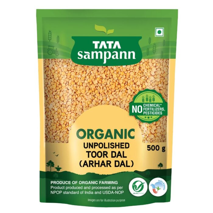 Tata Sampann Organic Toor Dal, 500g - Image 5