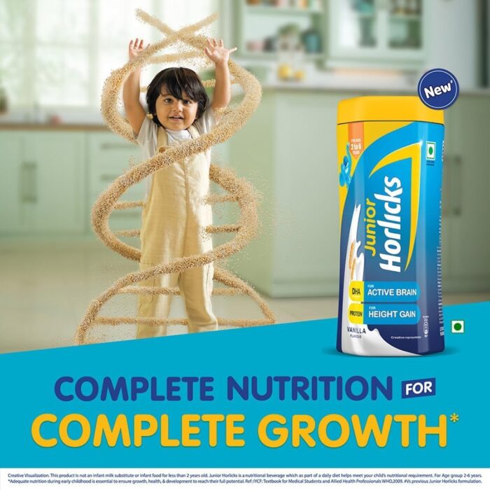 Junior Horlicks Vanilla 500 Gm Jar - Image 3