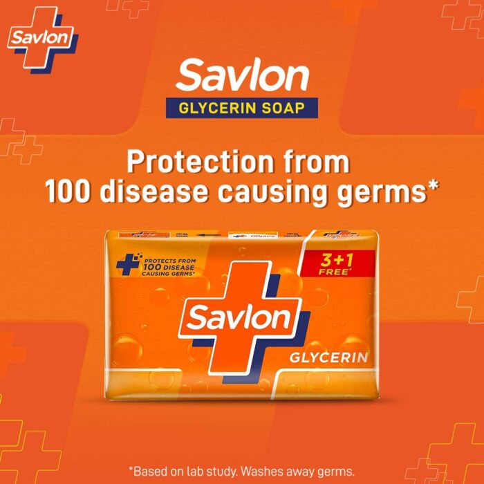 Savlon Glycerin Soap, (75g x 3)+75 G free - Image 4