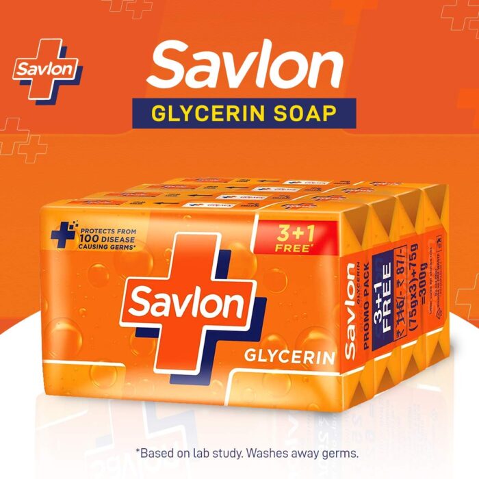 Savlon Glycerin Soap, (75g x 3)+75 G free - Image 5