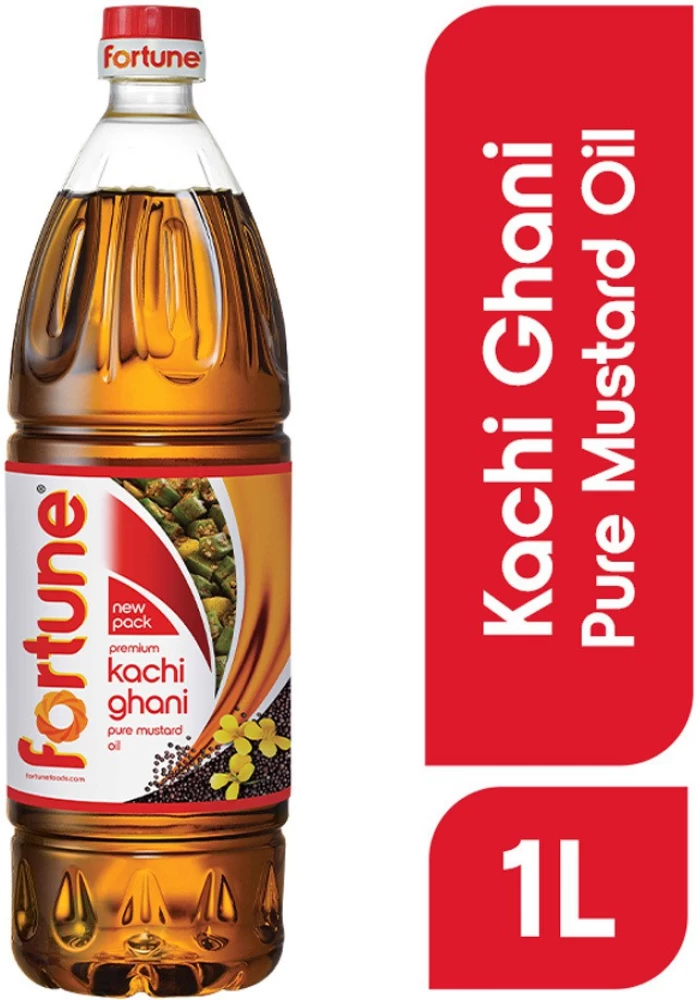 Fortune Premium Kachi Ghani Pure Mustard Oil - Image 1
