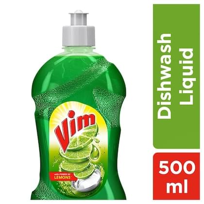 Vim Dishwash Gel Liquid Lemon